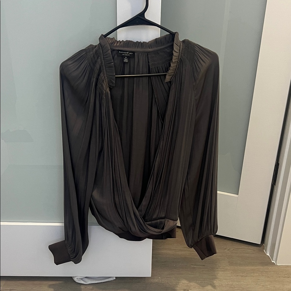 Express Dark Brown Women's Blouse